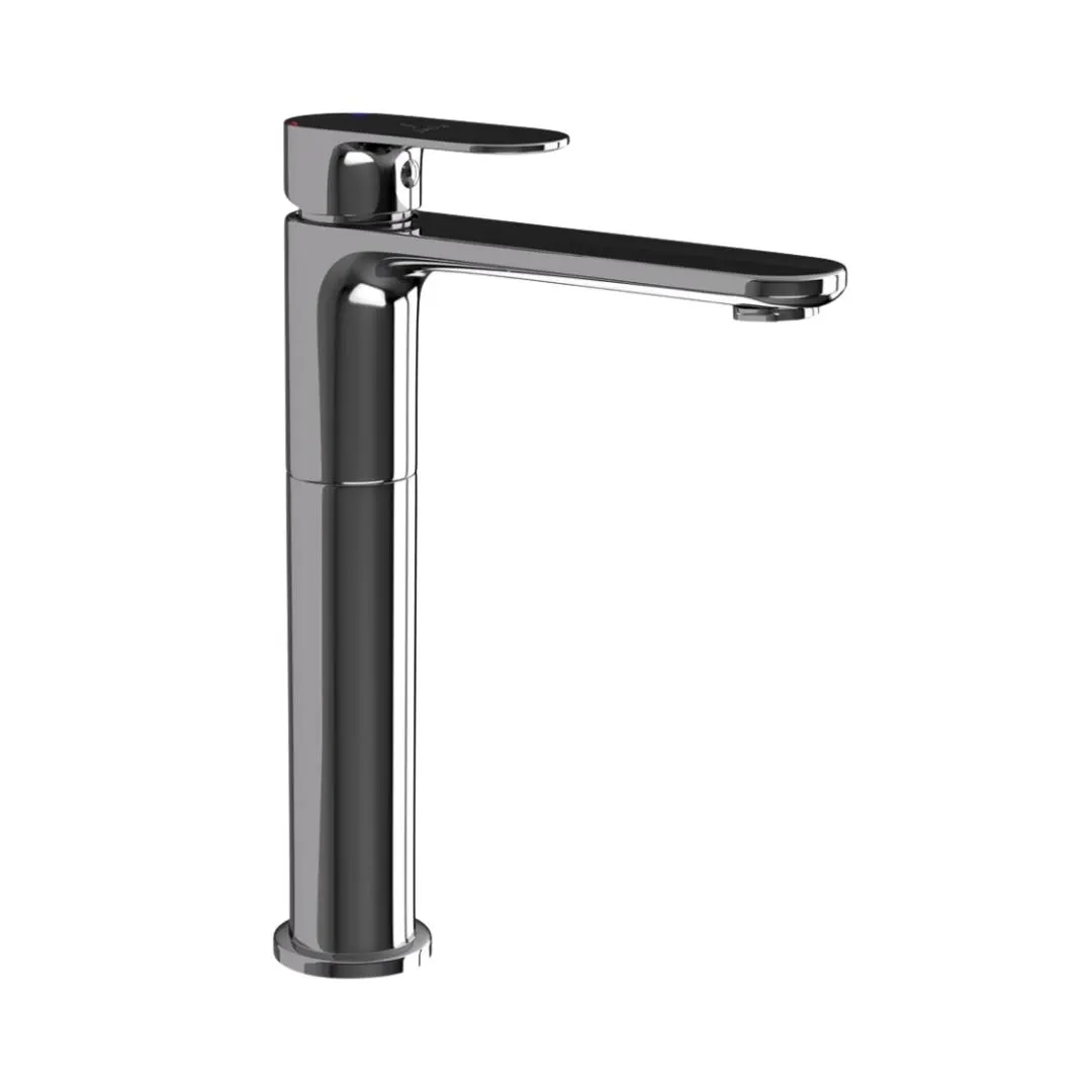 Jaquar table mounted tall boy basin mixer Opal Prime OPP-BCH-15005BPM Black Chrome