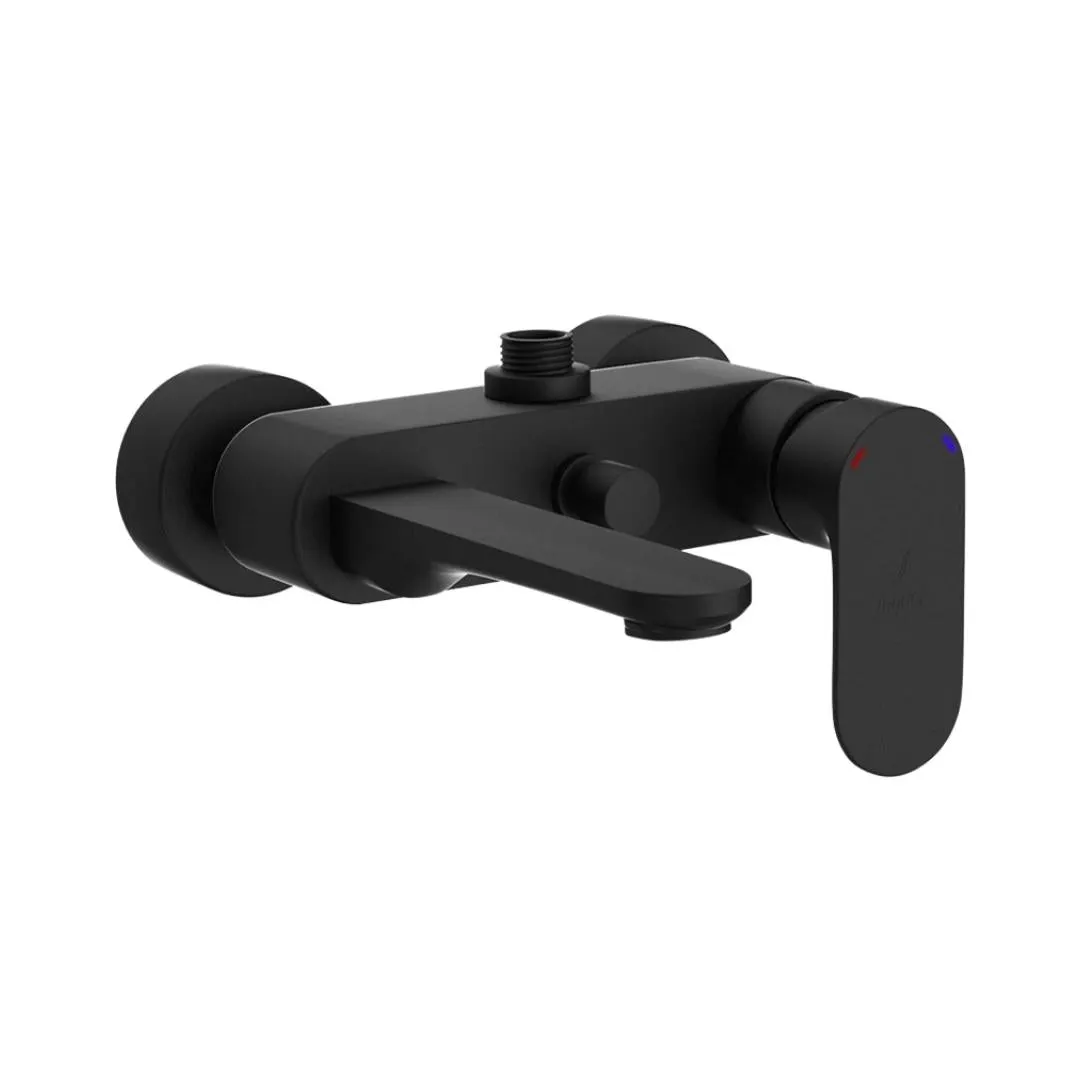 Jaquar 2 way wall mixer Opal Prime normal flow OPP-BLM-15115PM Black Matt