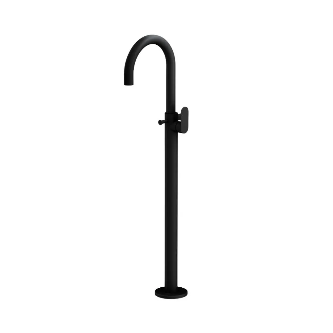 Jaquar 2 way bath tub filler Opal Prime normal flow OPP-BLM-15121KPM Black Matt