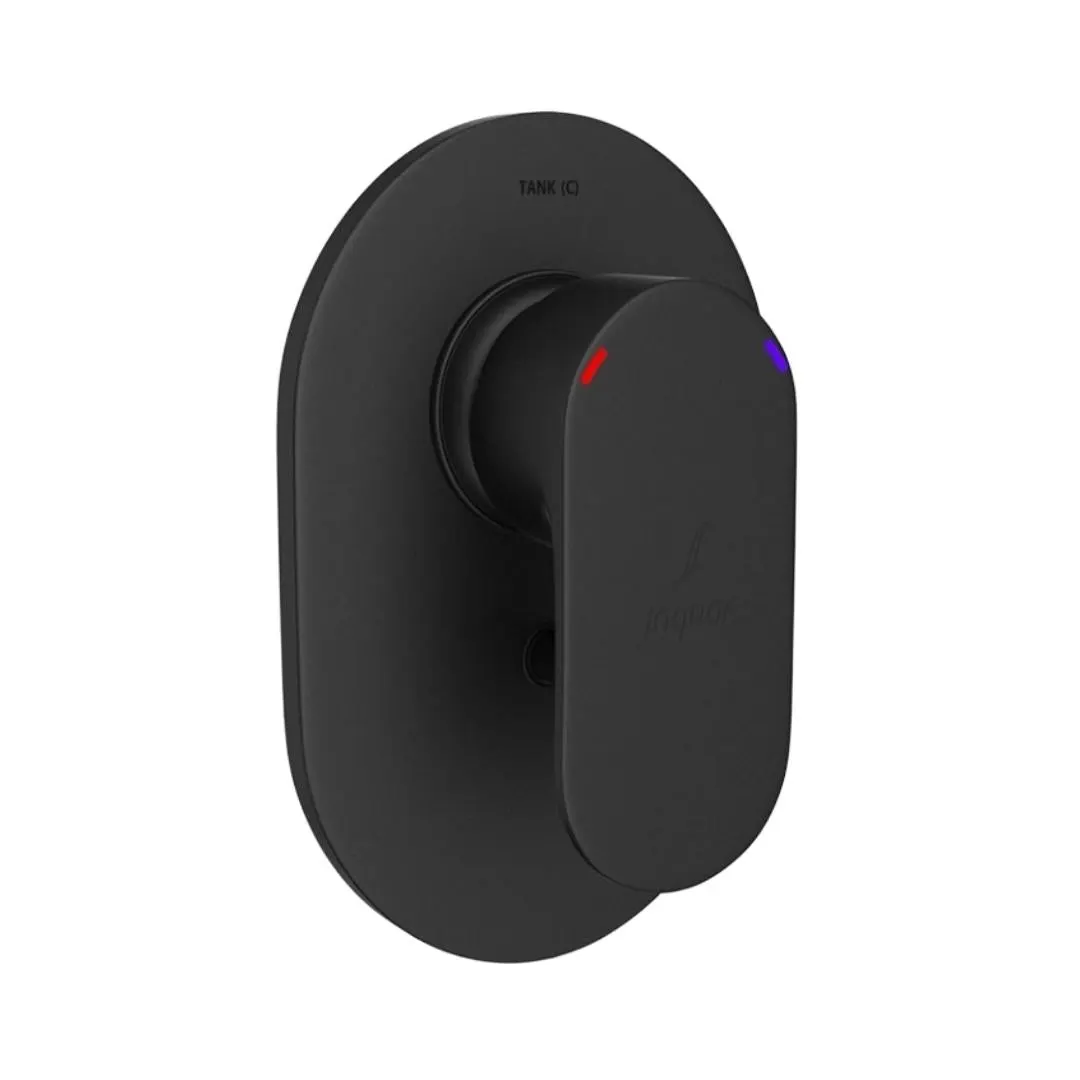 Jaquar 2 way diverter Opal Prime normal flow OPP-BLM-15193PM Black Matt