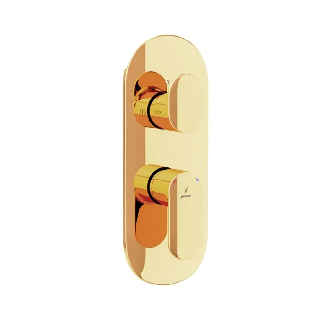 Jaquar 3 way diverter Opal Prime normal flow OPP-GBP-15783NKPM Gold Bright PVD