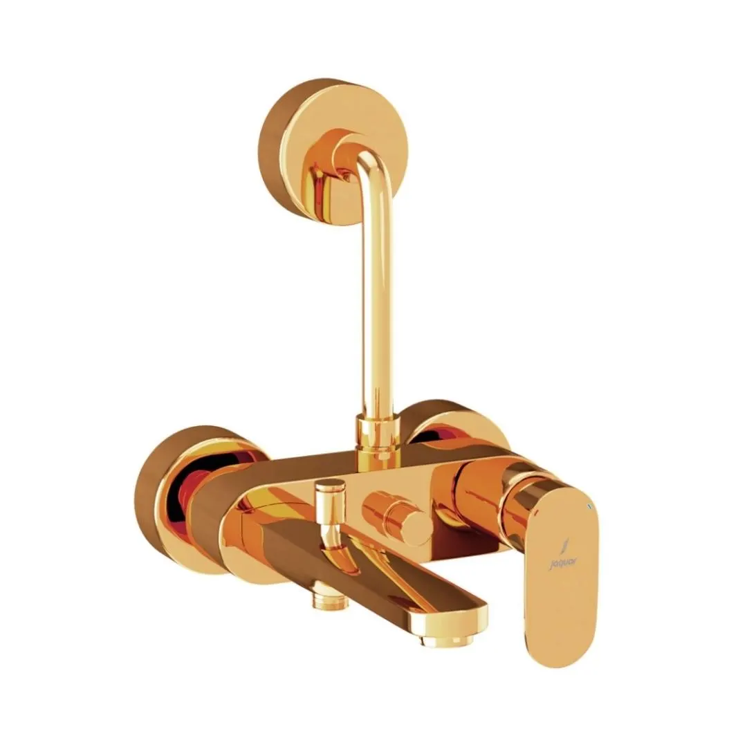Jaquar 3 way wall mixer Opal Prime normal flow OPP-GMP-15125PM Gold Matt PVD
