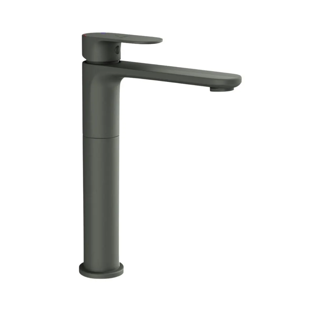 Jaquar table mounted tall boy basin mixer Opal Prime OPP-GRF-15005BPM Graphite