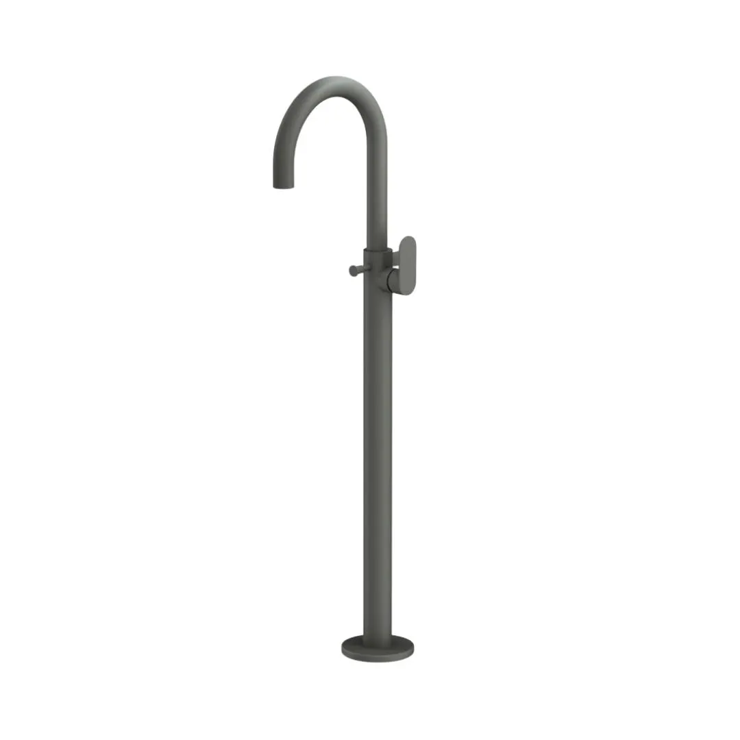 Jaquar 2 way bath tub filler Opal Prime normal flow OPP-GRF-15121KPM Graphite