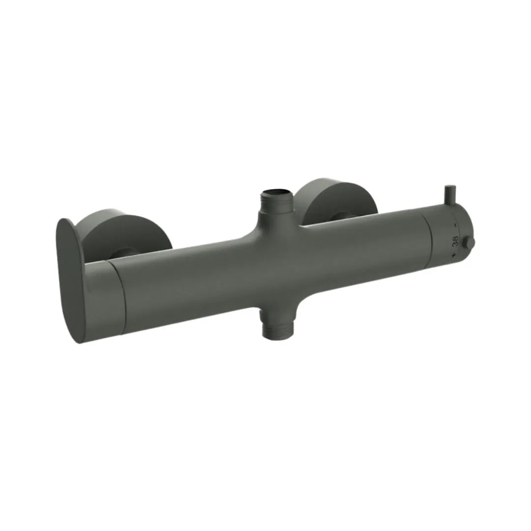 Jaquar 2 way thermostatic mixer Opal Prime normal flow OPP-GRF-15653PM Graphite