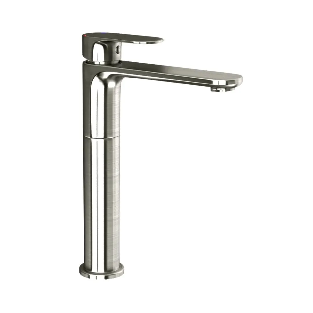 Jaquar table mounted tall boy basin mixer Opal Prime OPP-SSF-15005BPM Stainless Steel