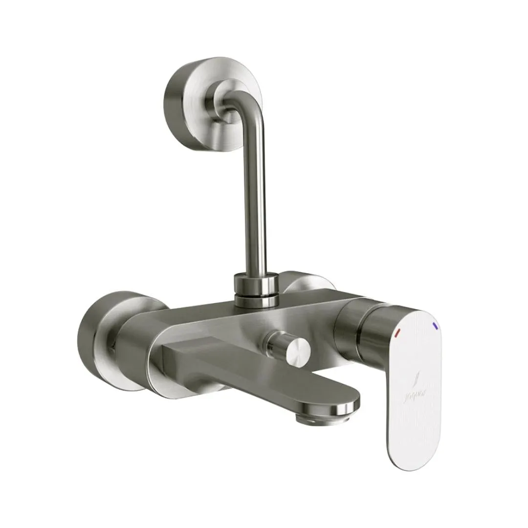 Jaquar 2 way wall mixer Opal Prime normal flow OPP-SSF-15117PM Stainless Steel