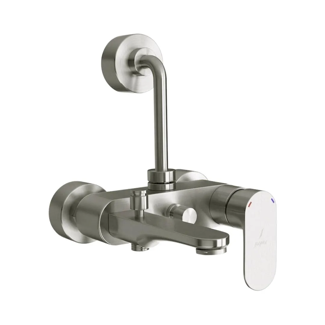 Jaquar 3 way wall mixer Opal Prime normal flow OPP-SSF-15125PM Stainless Steel