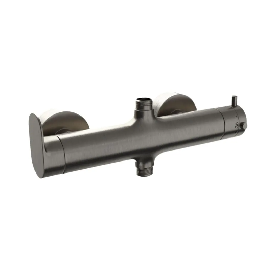 Jaquar 2 way thermostatic mixer Opal Prime normal flow OPP-SSF-15653PM Stainless Steel