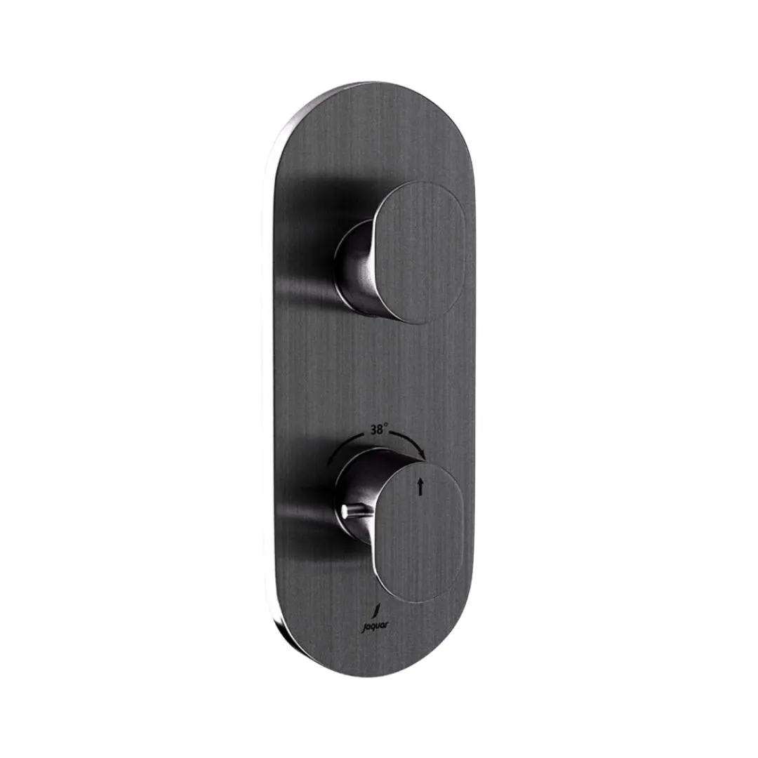 Jaquar 1 way thermostatic diverter Opal Prime normal flow OPP-SSF-15661NKPM Stainless Steel