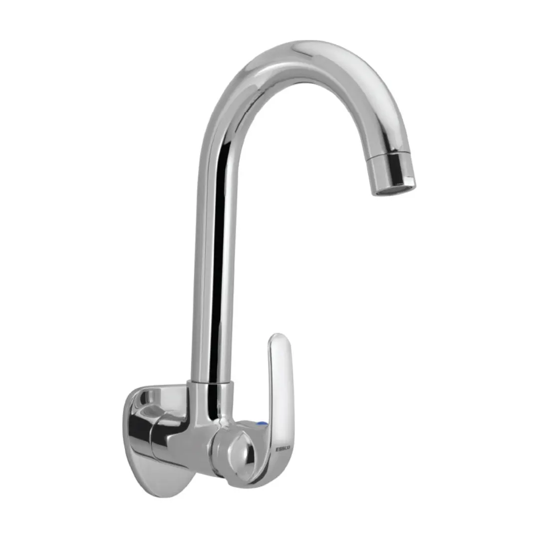 Essco wall mounted regular kitchen sink tap Orbit ORB-105347 with swinging spout in chrome finish ORB-105347 Standard