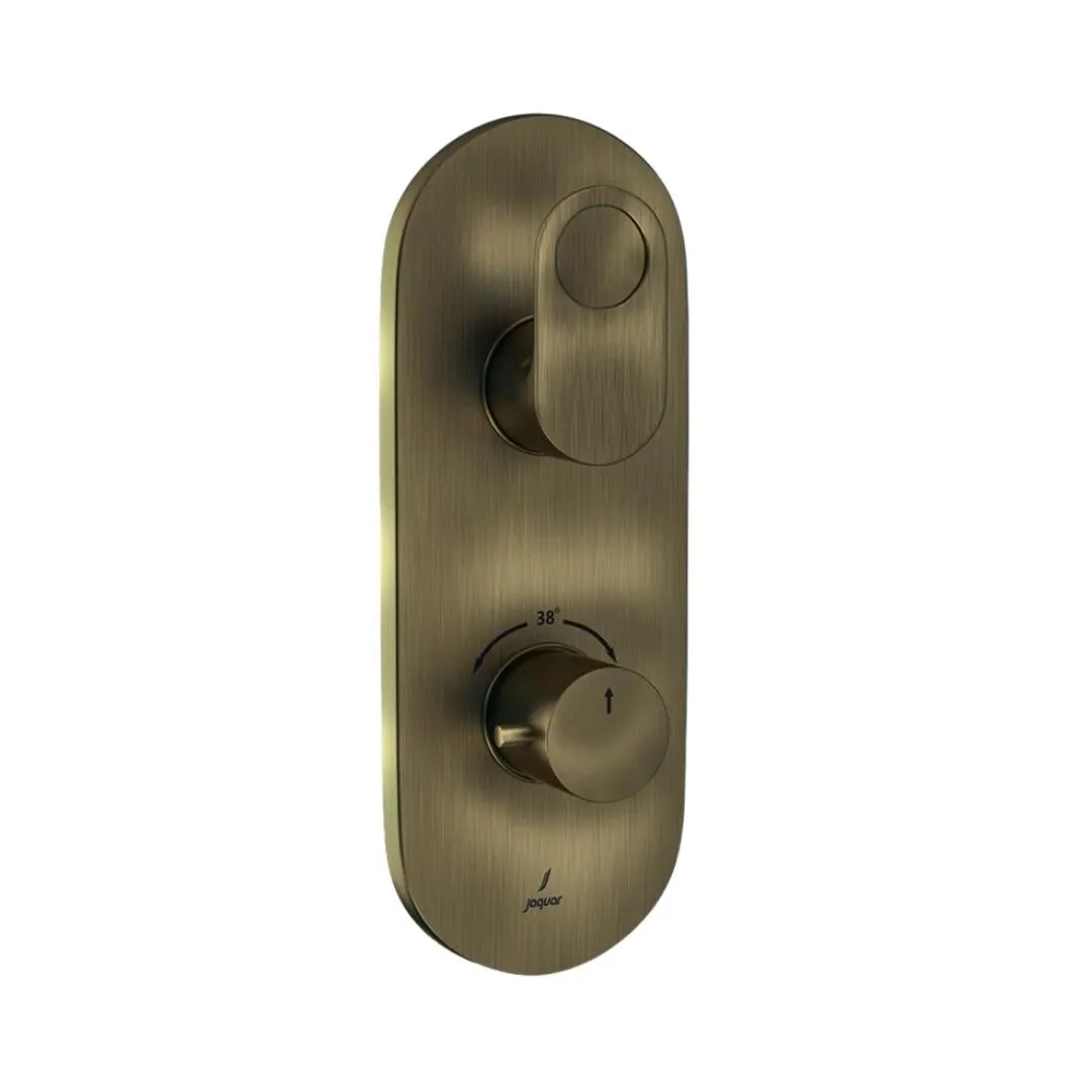 Jaquar 1 way thermostatic diverter Ornamix Prime normal flow ORP-ABR-10661NKPM Antique Bronze