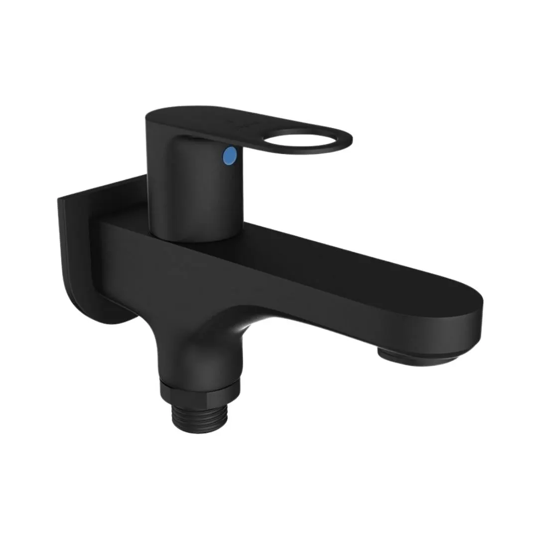 Jaquar wc area 2 way bib tap Ornamix Prime ORP-BLM-10041PM Black Matt