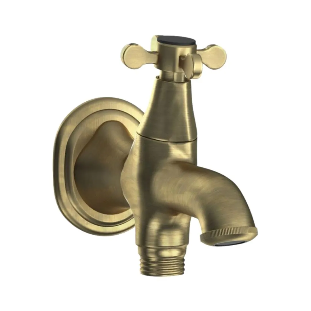 Jaquar wc area 2 way bib tap Queens Prime QQP-ABR-7041PM Antique Bronze