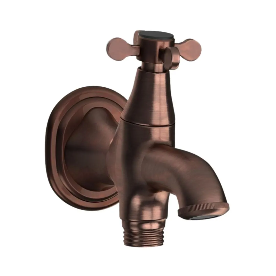 Jaquar wc area 2 way bib tap Queens Prime QQP-ACR-7041PM Antique Copper