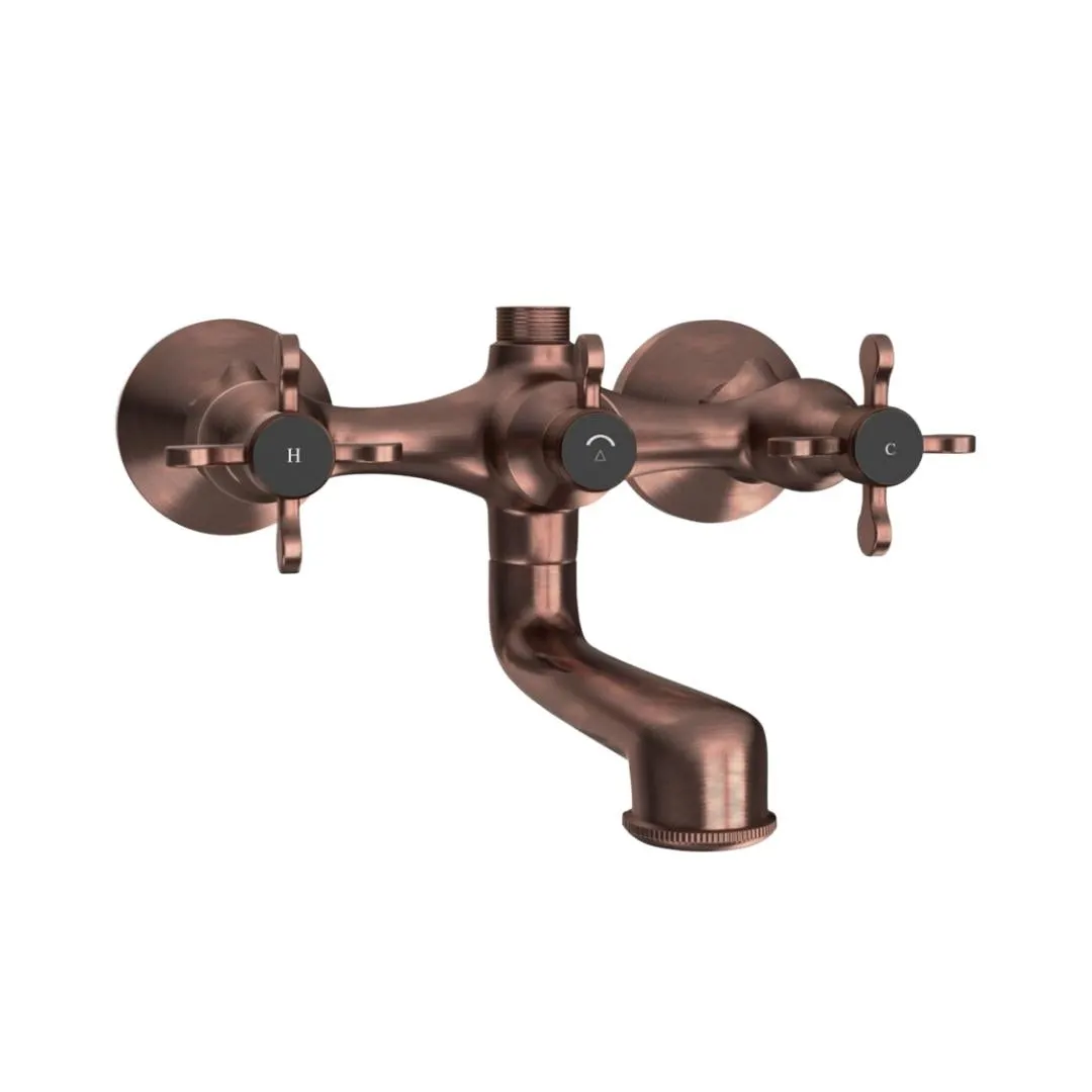 Jaquar 2 way wall mixer Queens Prime normal flow QQP-ACR-7217PM Antique Copper