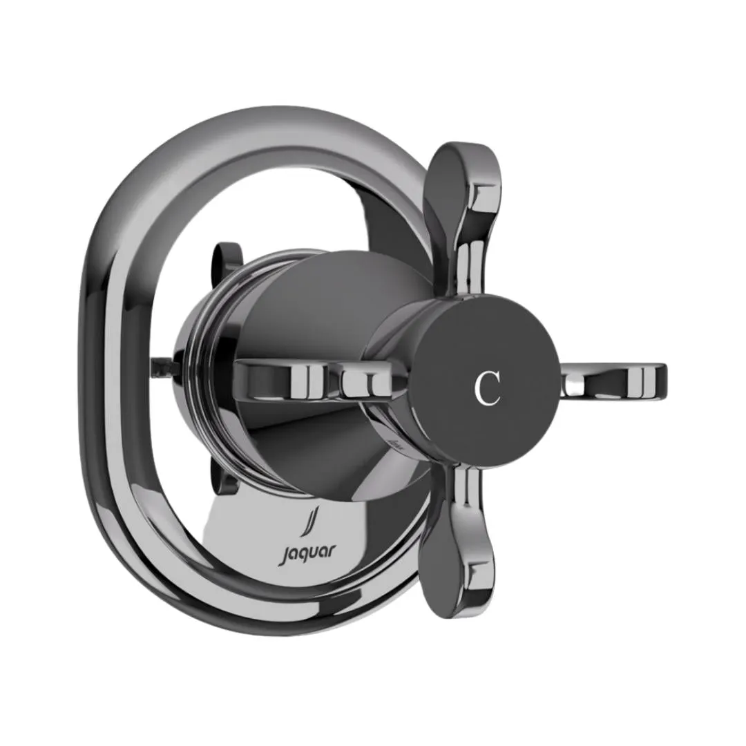 Jaquar basin area stop valve Queens Prime QQP-BCH-7083KPM Black Chrome