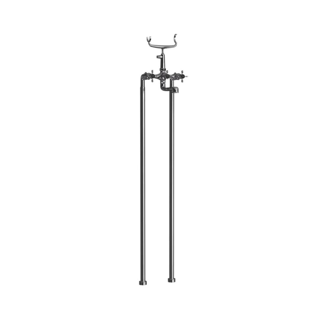Jaquar 2 way bath tub filler Queens Prime normal flow QQP-BCH-7271PMHL Black Chrome
