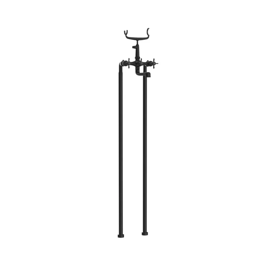 Jaquar 2 way bath tub filler Queens Prime normal flow QQP-BLM-7271PMHL Black Matt