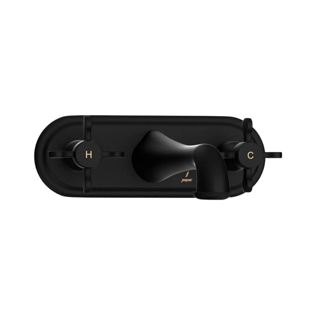 Jaquar wall mounted basin mixer Queens Prime QQP-BLM-7433PM Black Matt