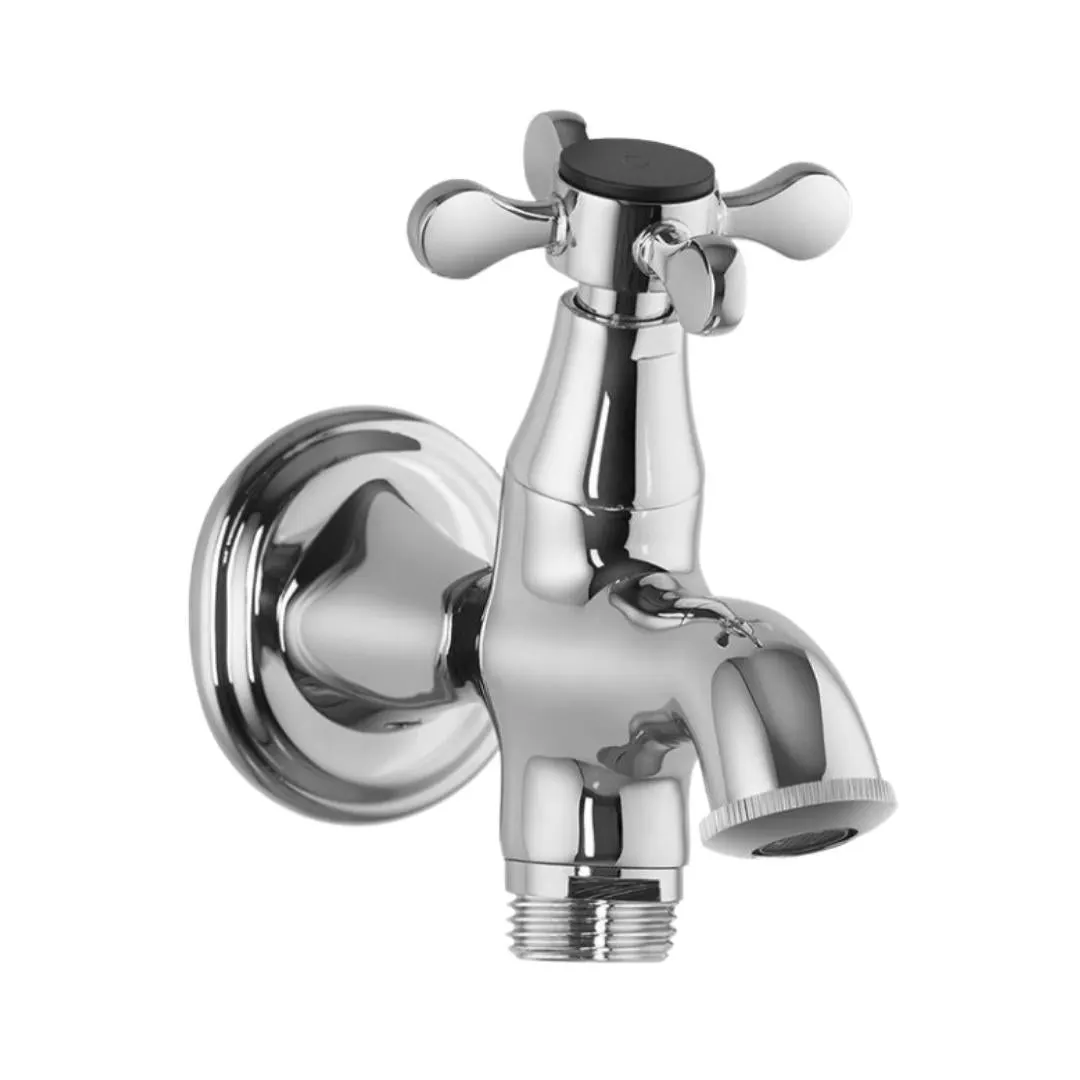 Jaquar wc area 2 way bib tap Queens Prime QQP-CHR-7041PM Chrome