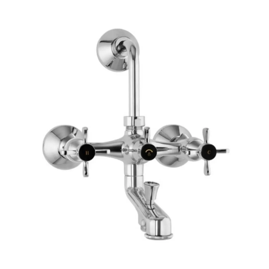 Jaquar 3 way wall mixer Queens Prime normal flow QQP-CHR-7281PM Chrome