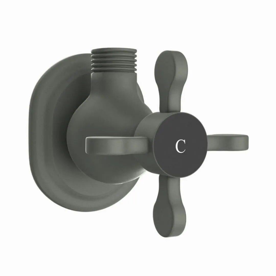 Jaquar basin area angle valve Queens Prime QQP-GRF-7053PMC Graphite