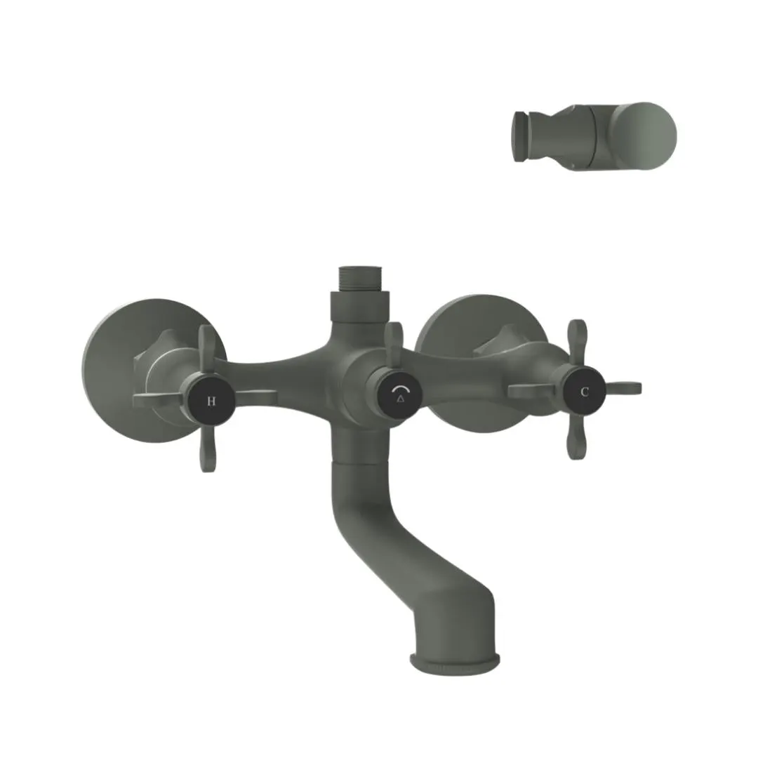 Jaquar 2 way wall mixer Queens Prime normal flow QQP-GRF-7267PM Graphite