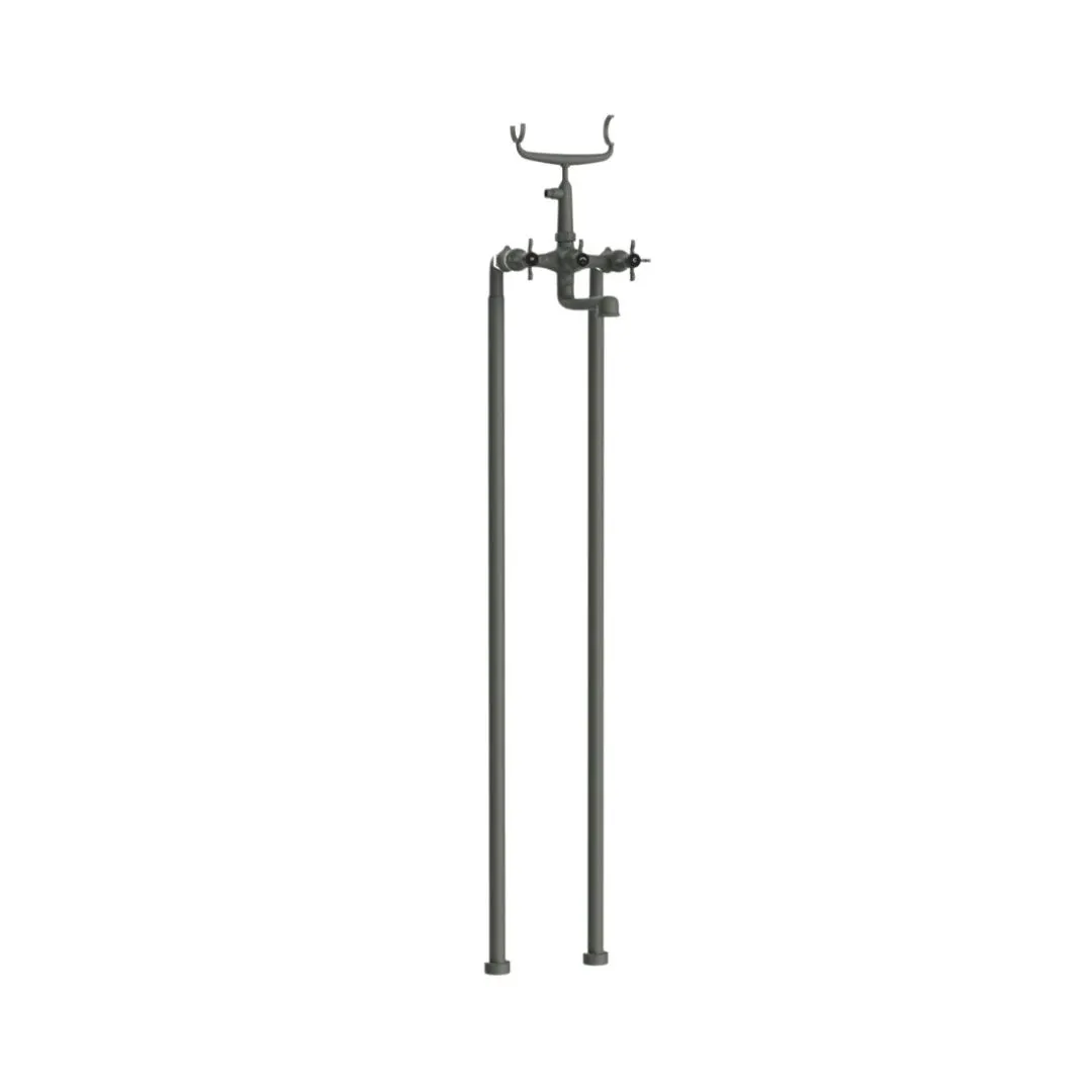 Jaquar 2 way bath tub filler Queens Prime normal flow QQP-GRF-7271PMHL Graphite