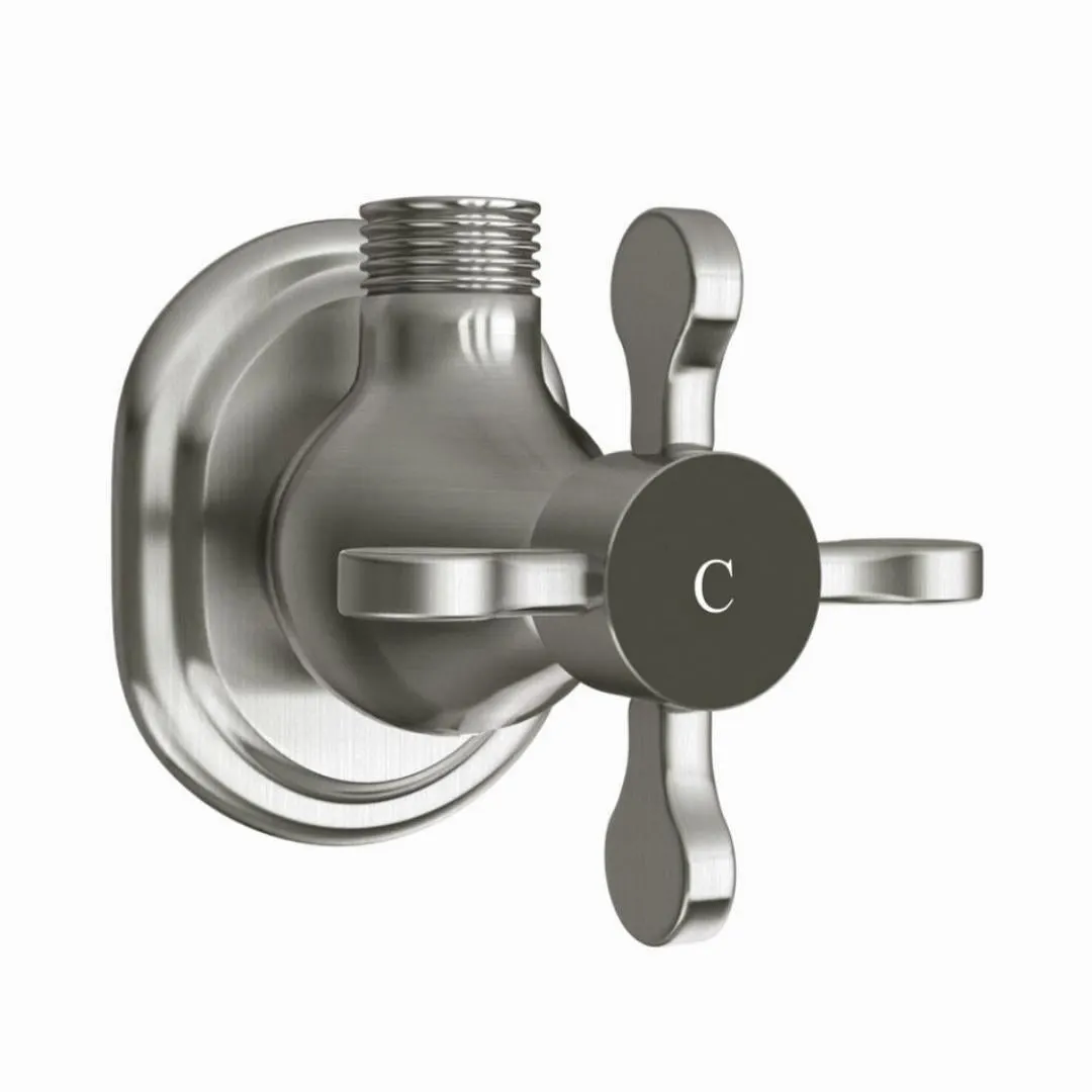Jaquar basin area angle valve Queens Prime QQP-SSF-7053PMC Stainless Steel