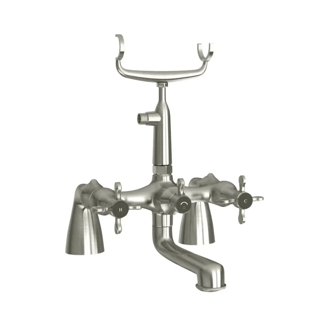 Jaquar 2 way bath tub filler Queens Prime normal flow QQP-SSF-7271PM Stainless Steel