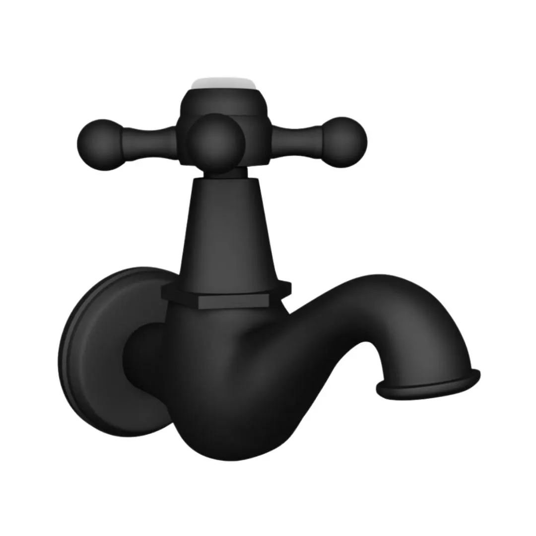 Jaquar wc area bib tap Queens QQT-BLM-7037 Black Matt