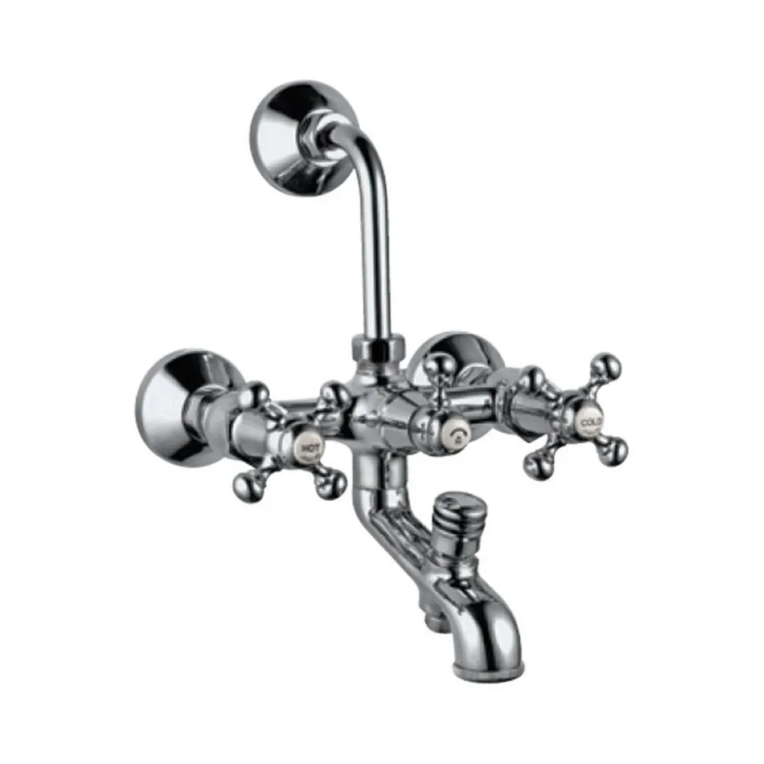 Jaquar 3 way wall mixer Queen's normal flow QQT-CHR-7281 Chrome