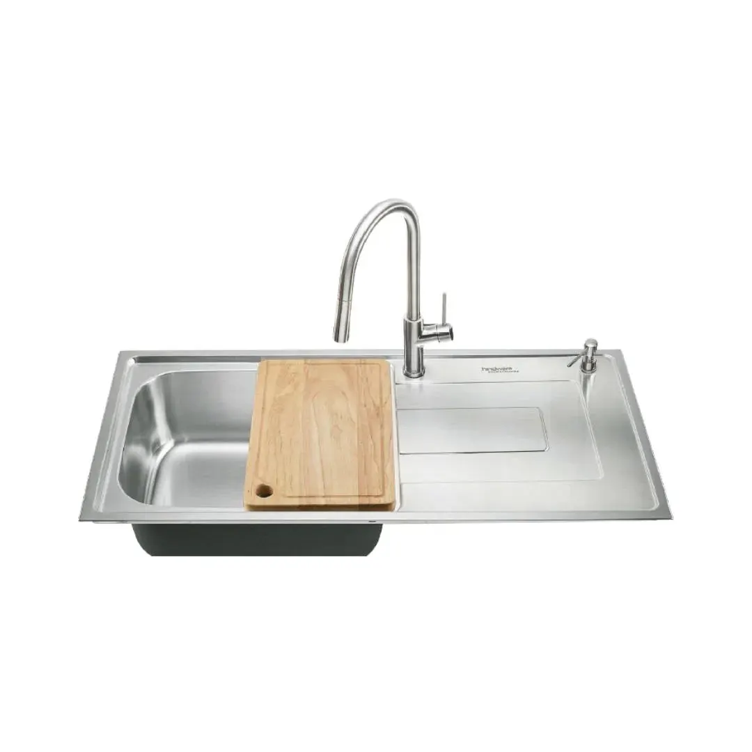 Hindware stainless steel Sink Designer series rodrigo ( 39 x 20 inches ) HINDWARE-STAINLESS-STEEL-SINK-DESIGNER-SERIES-RODRIGO-39-X-20-INCHES-SATIN Satin