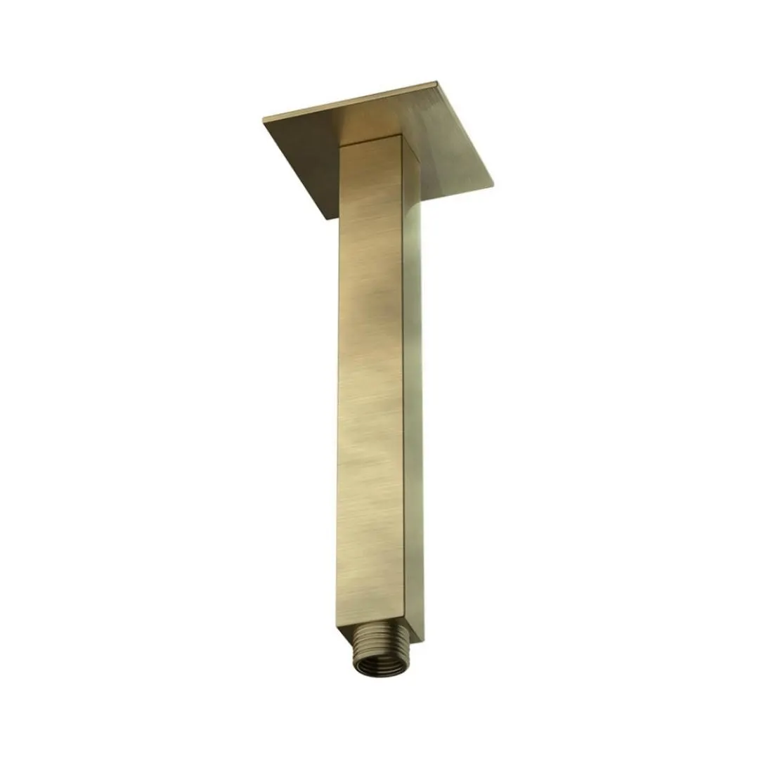 Jaquar ceiling mounted square 200 mm shower arm SHA-ABR-457L200 Antique Bronze