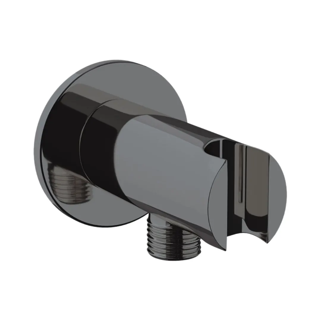 Jaquar shower fitting wall bracket SHA-BCH-566R Black Chrome