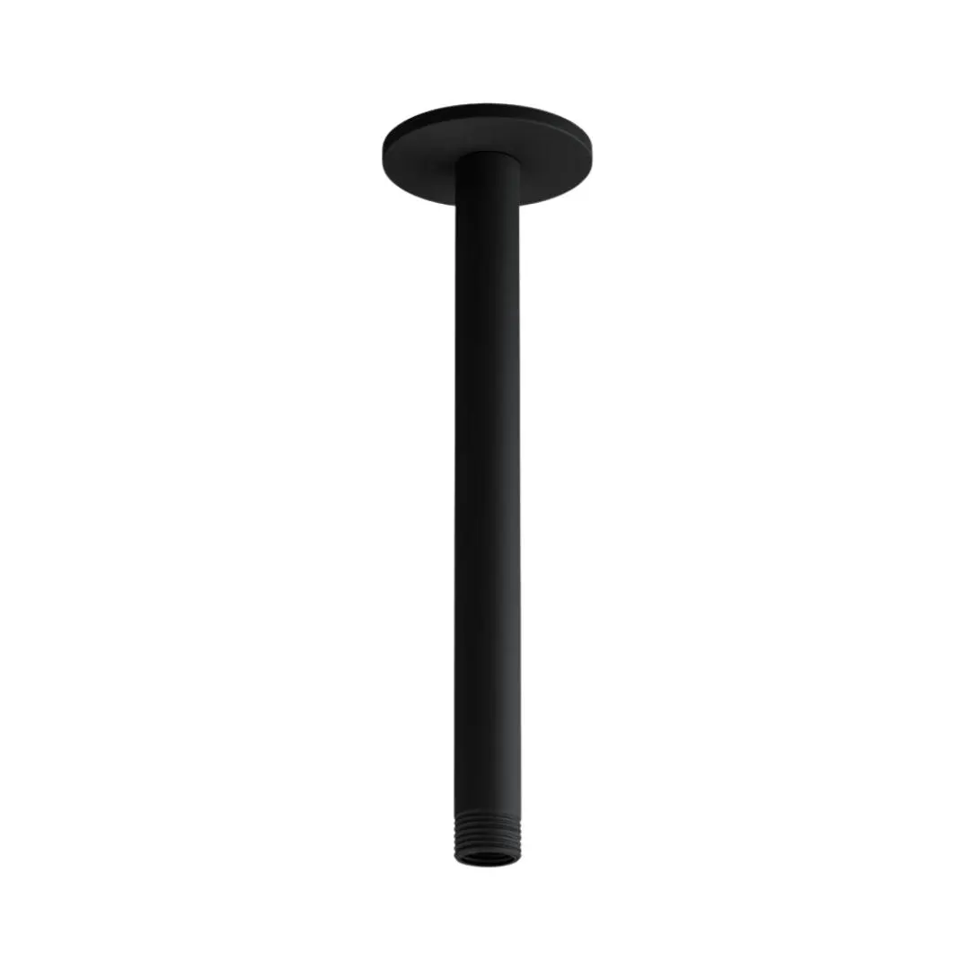 Jaquar ceiling mounted round 100 mm shower arm SHA-BLM-475L100 Black Matt