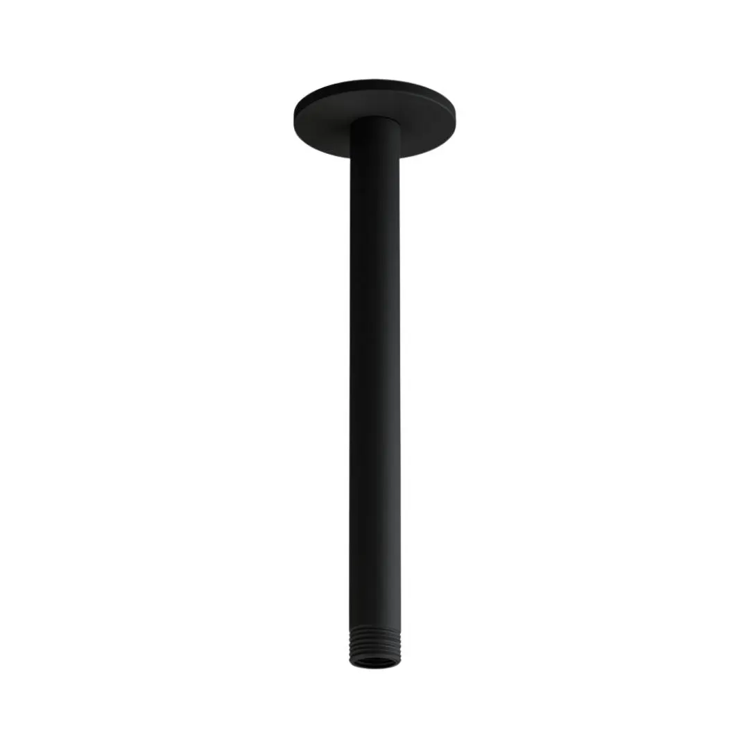 Jaquar ceiling mounted round 280 mm shower arm SHA-BLM-475L280 Black Matt