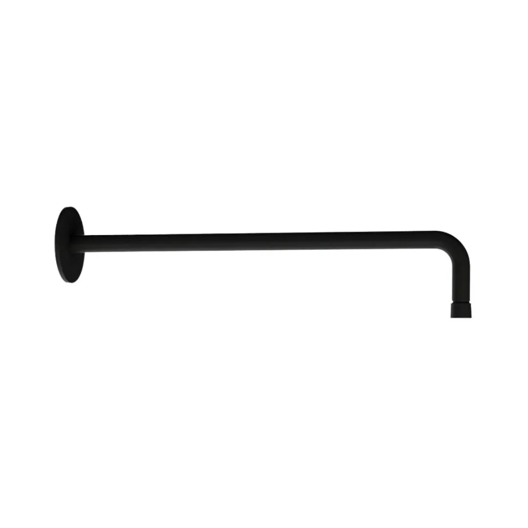 Jaquar wall mounted round 600 mm shower arm SHA-BLM-479L600 Black Matt