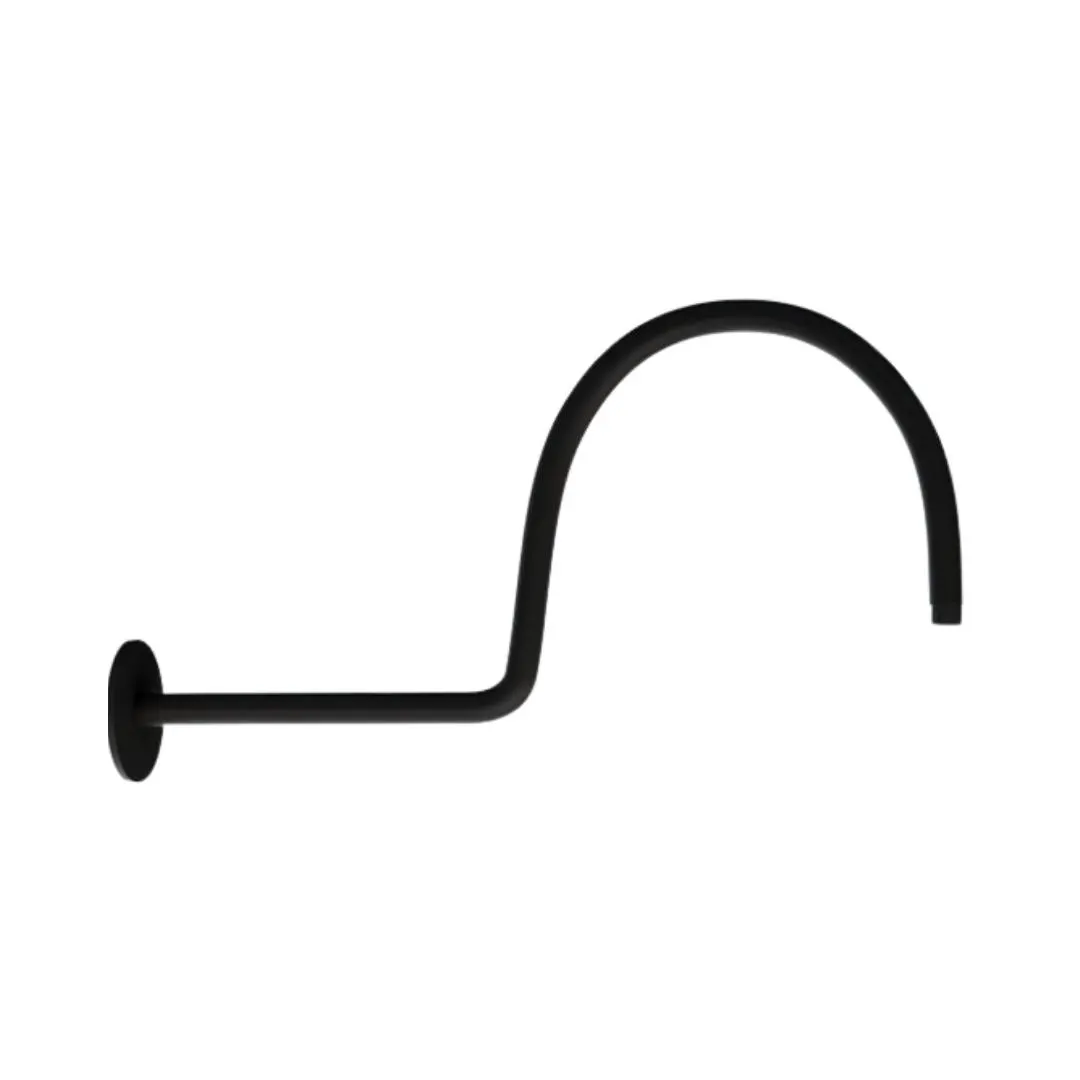 Jaquar wall mounted round 460 mm shower arm SHA-BLM-485 Black Matt