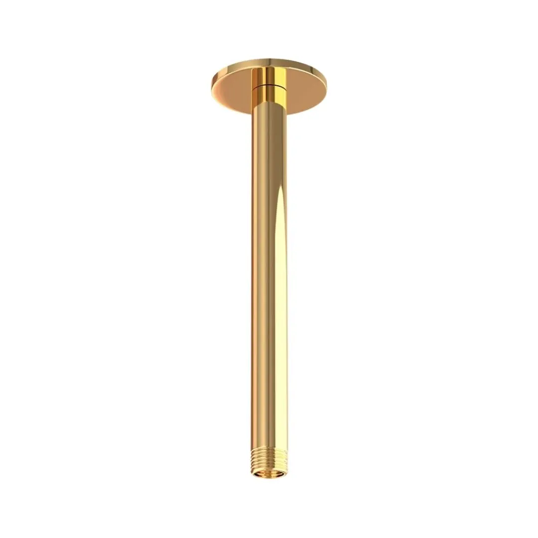 Jaquar ceiling mounted round 100 mm shower arm SHA-GLD-475L100 Full Gold