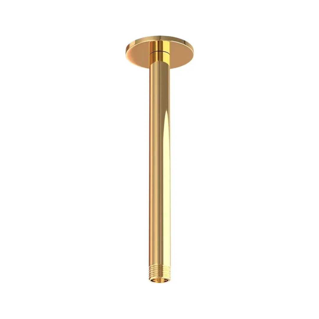 Jaquar ceiling mounted round 280 mm shower arm SHA-GLD-475L280 Full Gold