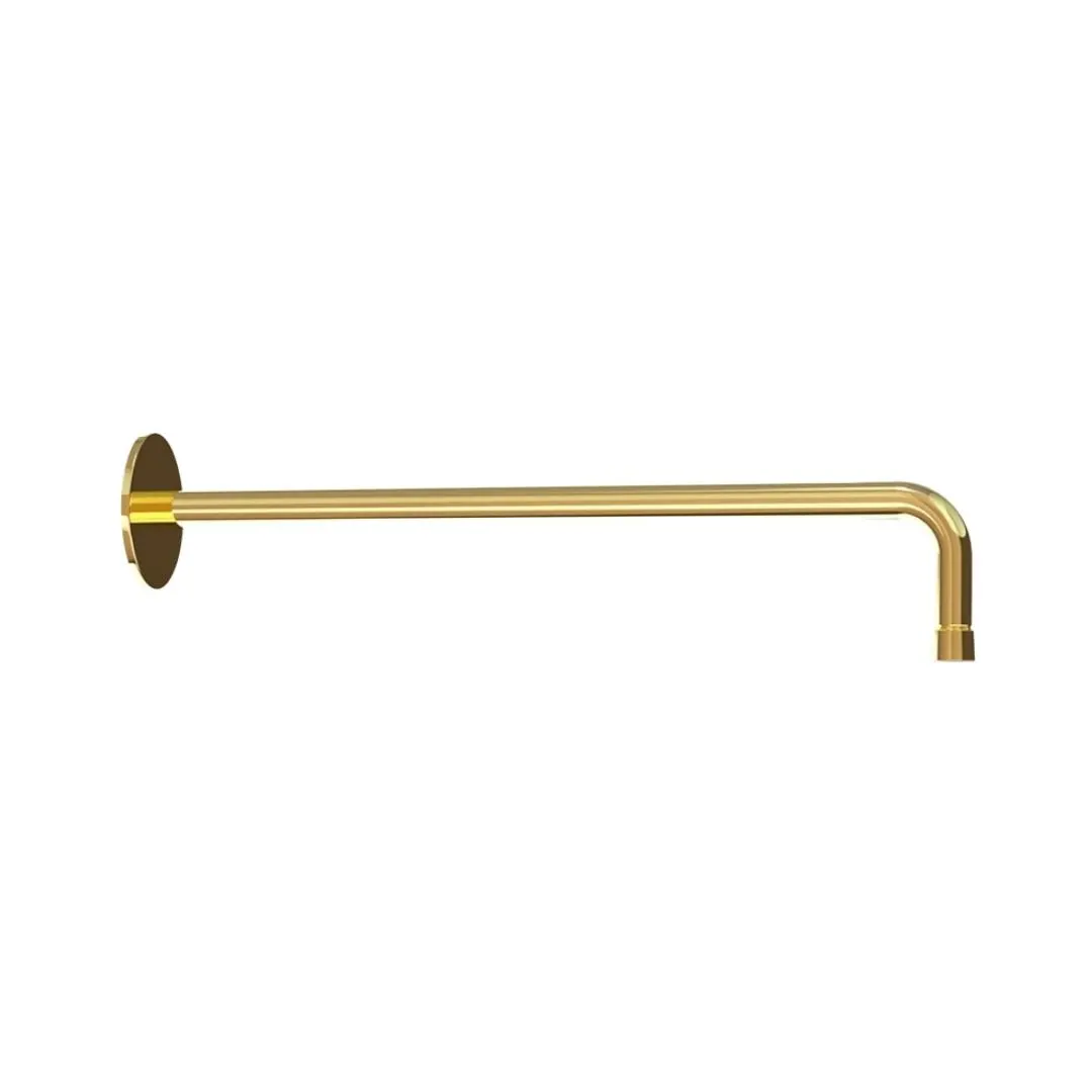 Jaquar wall mounted round 450 mm shower arm SHA-GLD-479L450 Full Gold