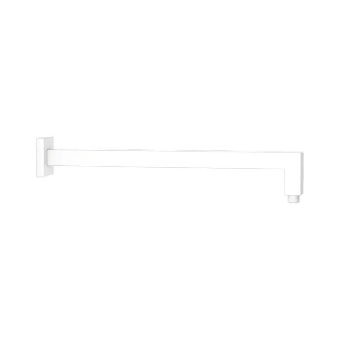 Jaquar wall mounted square 600 mm shower arm SHA-WHM-455L600 White Matt