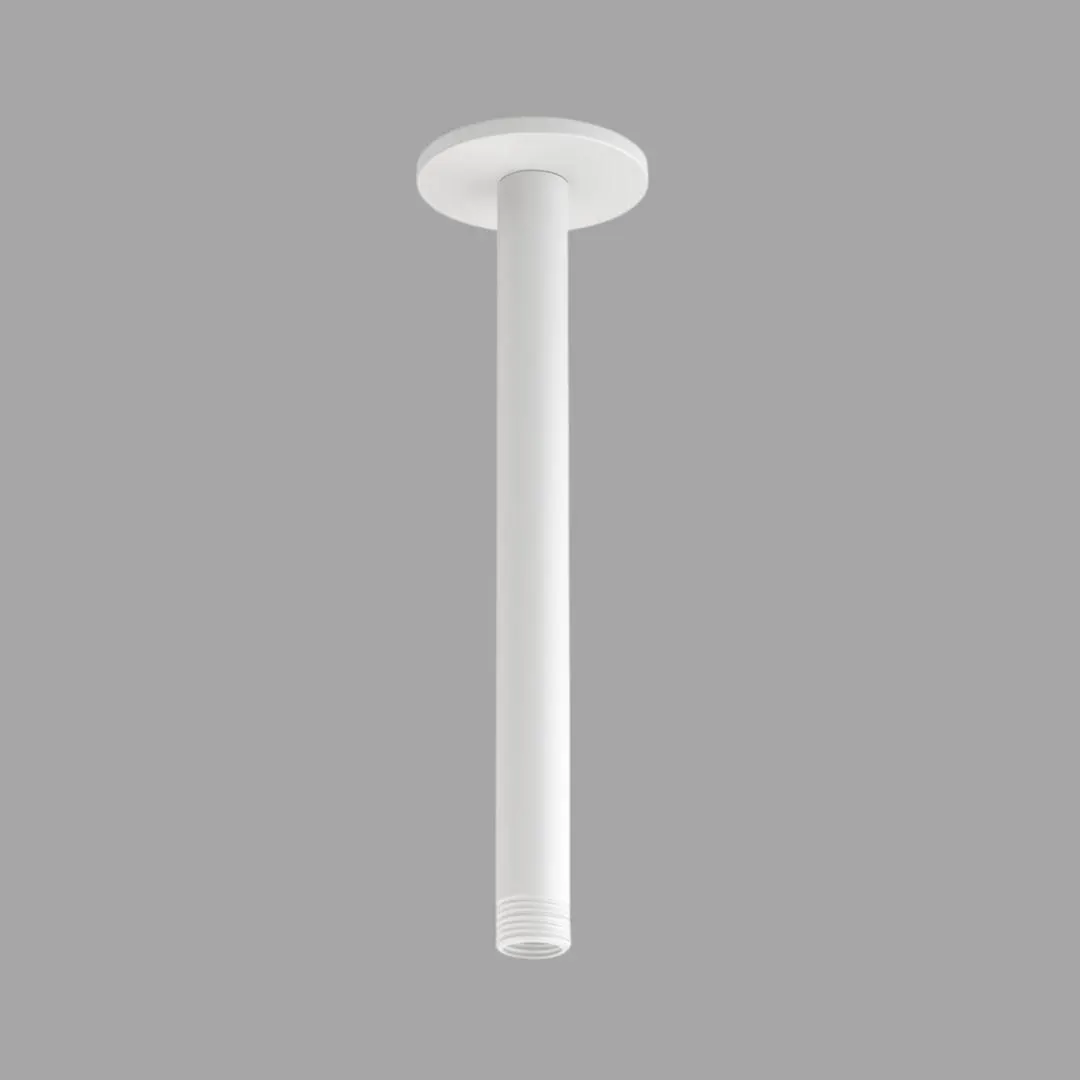 Jaquar ceiling mounted round 280 mm shower arm SHA-WHM-475L280 White Matt
