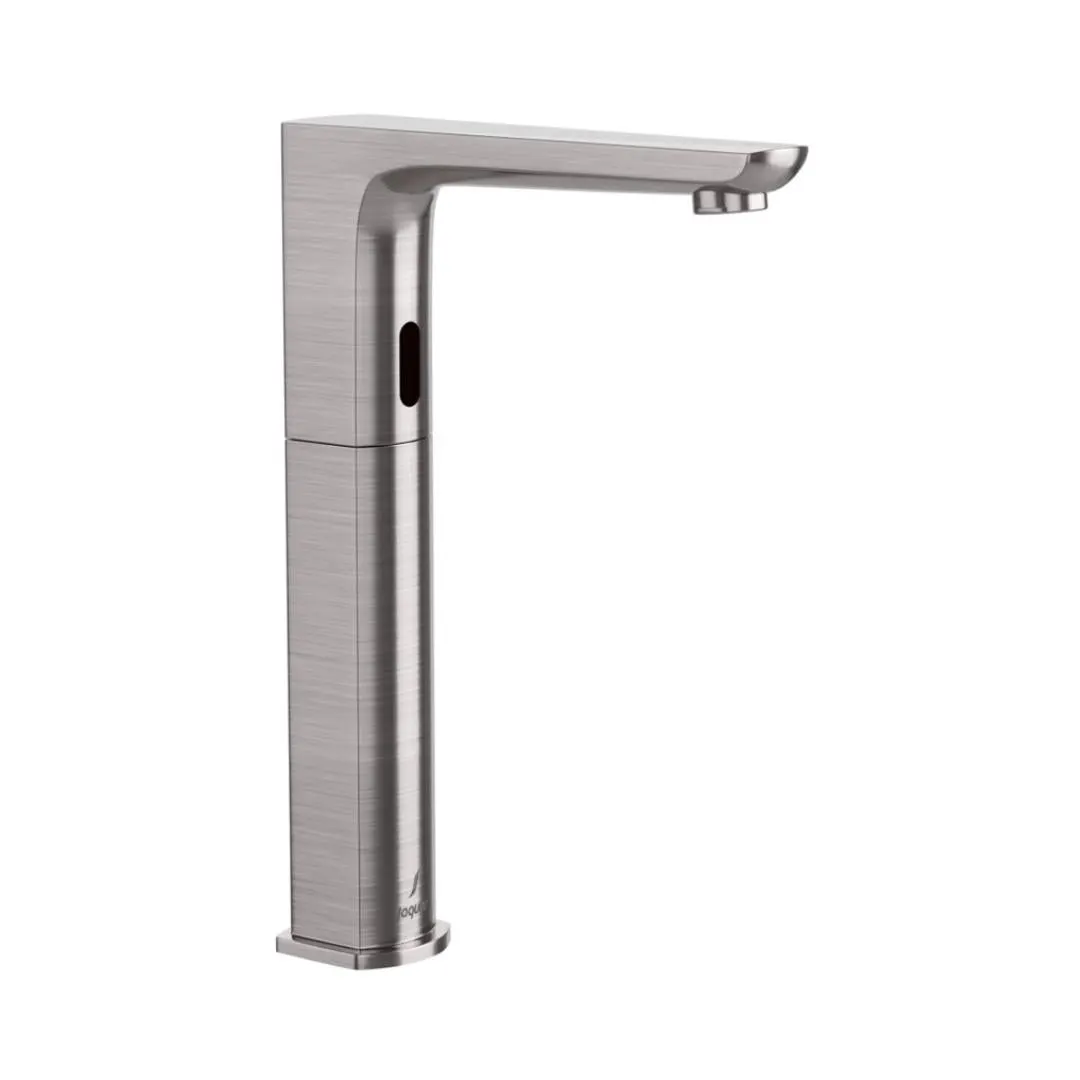Jaquar table mounted tall boy sensor basin mixer Kubix Prime snr 35017PMPK - stainless steel SNR-35017PMPK Standard