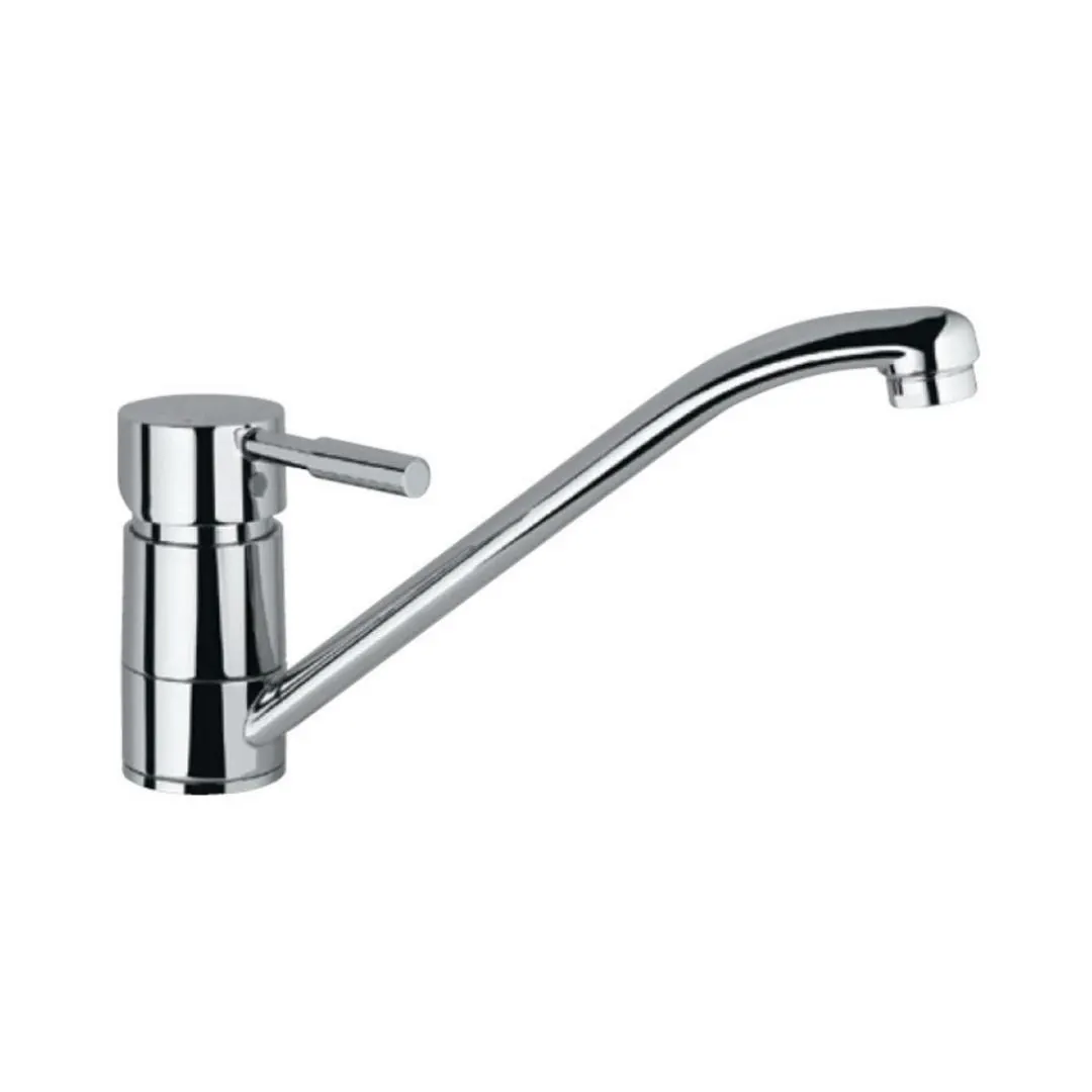 Jaquar table mounted regular kitchen sink mixer Solo SOL-6173B with swinging spout in chrome finish SOL-6173B Standard