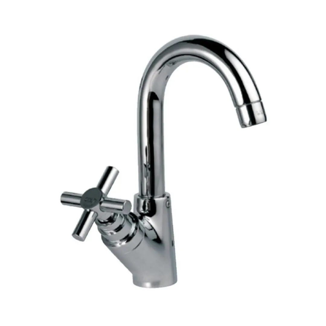 Jaquar table mounted regular kitchen sink tap Solo SOL-6359 with swinging spout in chrome finish SOL-6359 Standard