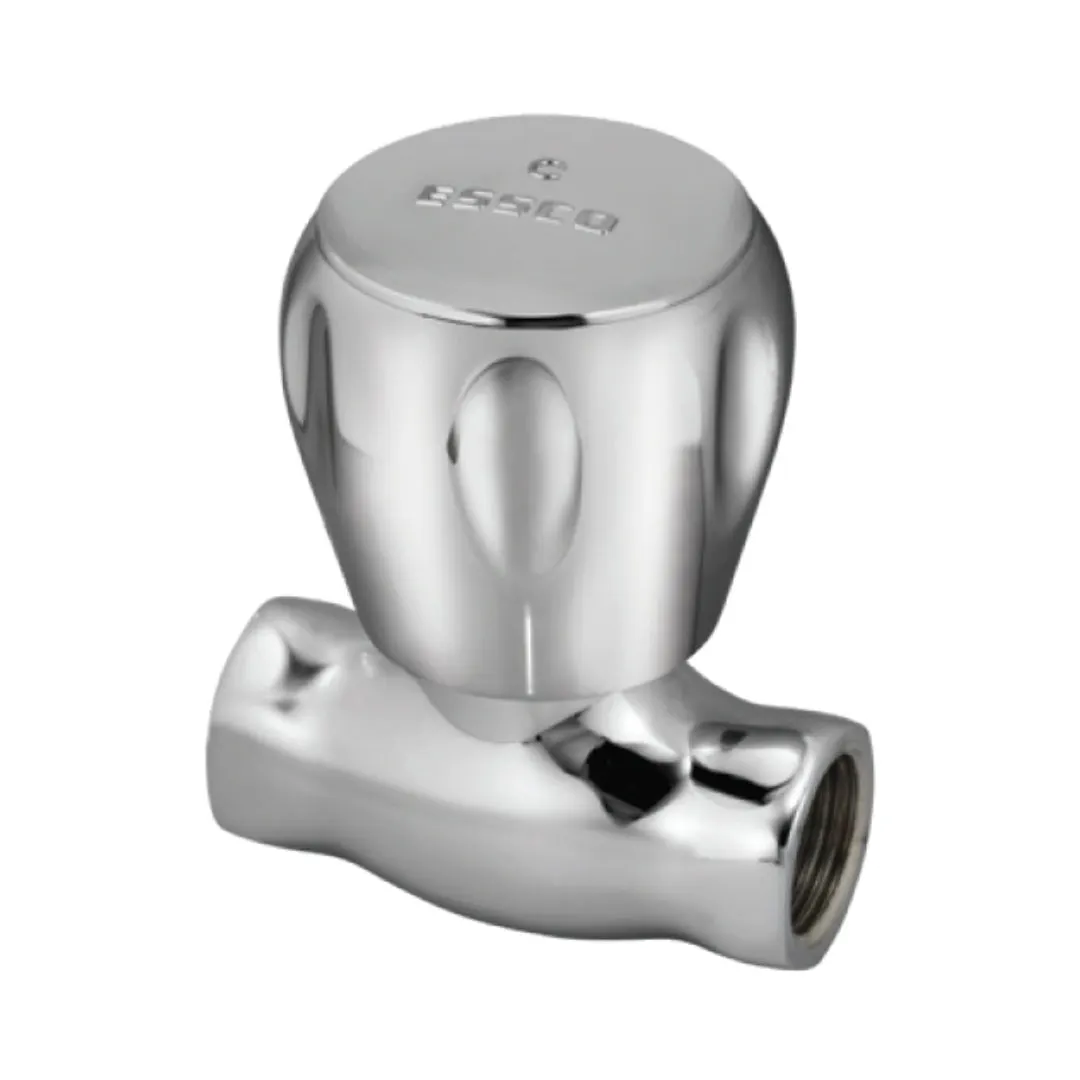 Essco basin area stop valve sumthing special SQT-CHR-513BKN Chrome