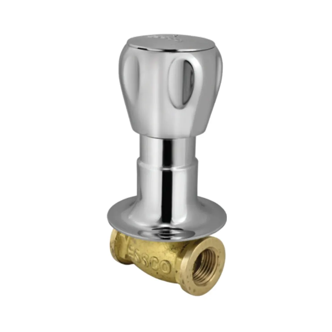 Essco basin area stop valve sumthing special SQT-CHR-514AKN Chrome